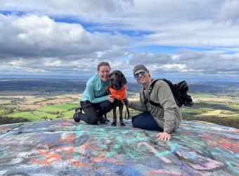 Hiking with your dog!